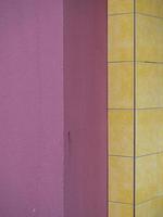 Purple and yellow ceramic tiles