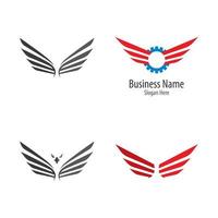Wing logo set