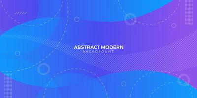 Abstract Shape Blue and Purple Gradient Modern Background vector