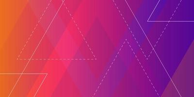 Modern gradient polygon shapes template vector