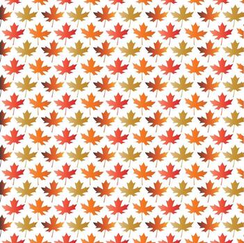 Gradient maple leaf pattern vector