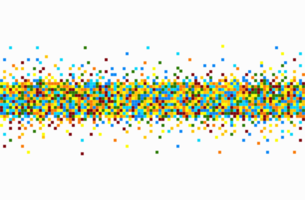 patrón de píxeles de colores vector