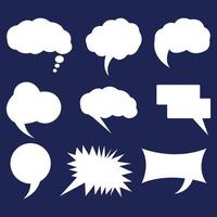 Collection of Speech Bubbles vector