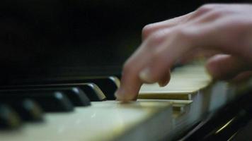 Playing piano video