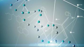 blaue DNA und Wissenschaftsmontage