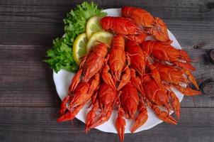 food boiled crayfish