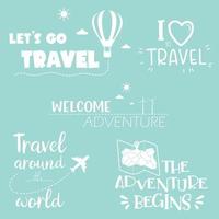 Travel and tourism graphics and phrases
