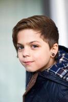 Boy with earring photo