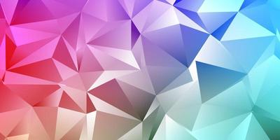 Coloyful gradient low poly banner design vector