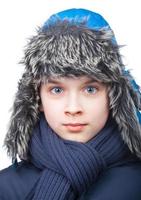 Boy in winter clothing