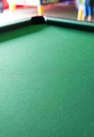 Green pool table