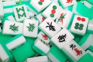mahjong tiles photo
