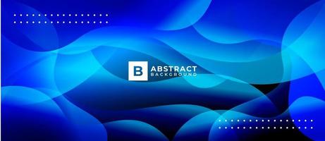 Blue Light Shape Wave Abstract Background vector