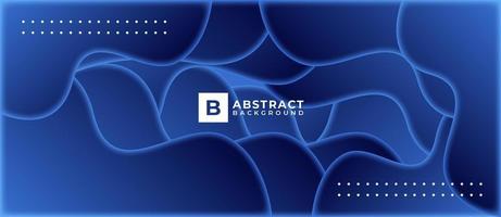 Blue Fluid Flow Abstract Background vector