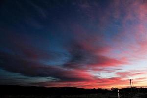 hora dorada puesta de sol foto