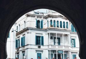 sidi bou said, cartago, túnez, 2020 - edificio blanco y azul foto