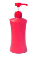 Plastic bottle for liquid products photo