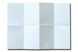 Isolated white paper background photo