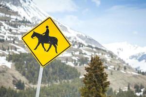 Horse Riders Road Sign