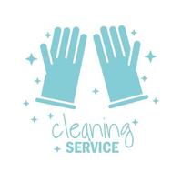 icono de pictograma de servicio de limpieza