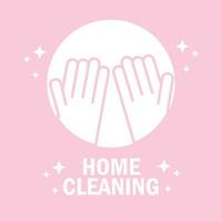 Home cleaning service pictogram icon vector