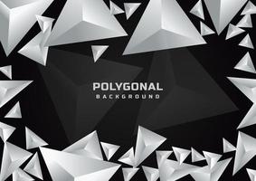 Abstract geometric polygonal background vector