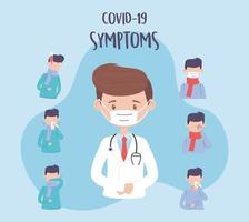 Patient with Covid-19 symptoms banner