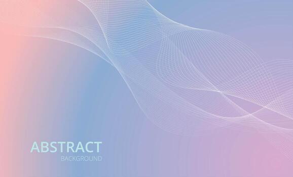 Abstract wave background vector