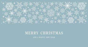 Merry Christmas and Happy New Year background vector