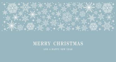 Merry Christmas and Happy New Year background vector