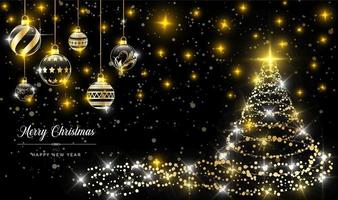 Christmas background template vector