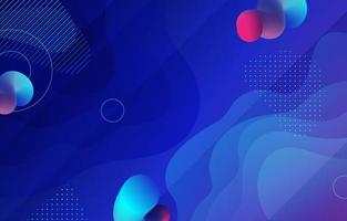 Modern Liquid Blue Background vector