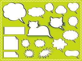 Set of speech balloons vector