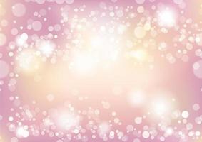 Pink abstract bokeh background vector