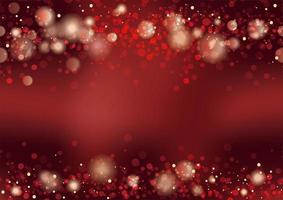 Red abstract bokeh background vector