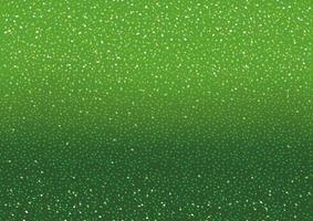 Green background with glitters and sparkles vector