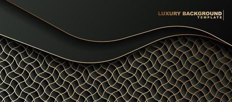 Luxury abstract wave background vector