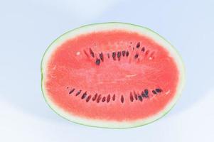 Watermelon on white background photo