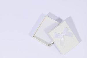 Gift boxes on white background