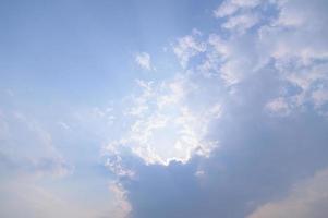 Clouds and blue sky photo