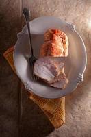 Pastrami of turkey breast photo