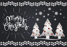 Deluxe Christmas greeting card vector