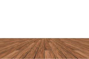 Wood floor on white background