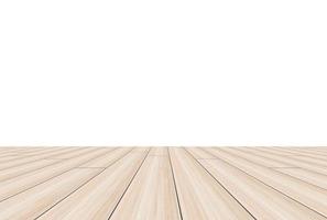 Wood floor on white background photo