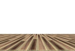 Wood floor on white background photo