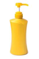 Plastic bottle for liquid products photo