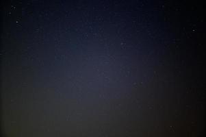 The night sky with stars photo