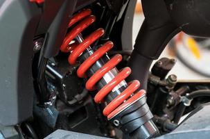 Motorcycle shock absorber photo