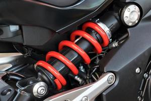 Motorcycle shock absorber photo