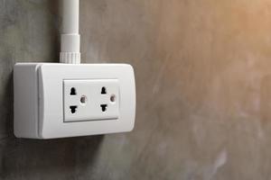 Electrical plug socket photo